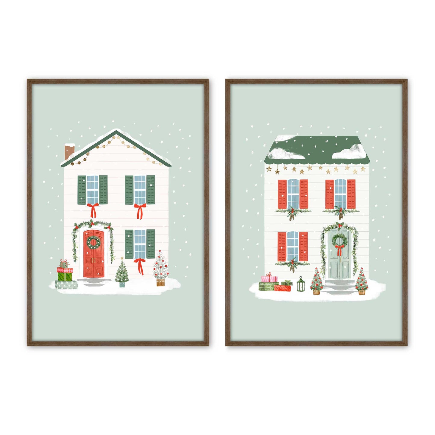 [Color:Walnut], Picture of art in a Walnut frame