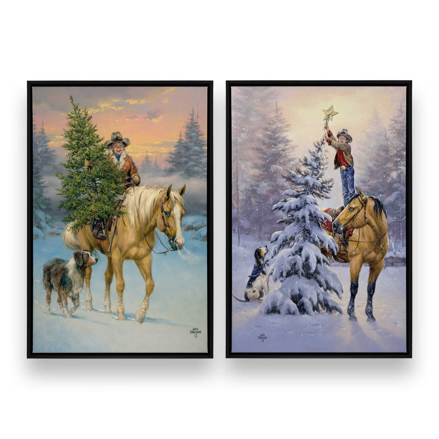 [Color:Satin Black], Picture of art in a Satin Black frame