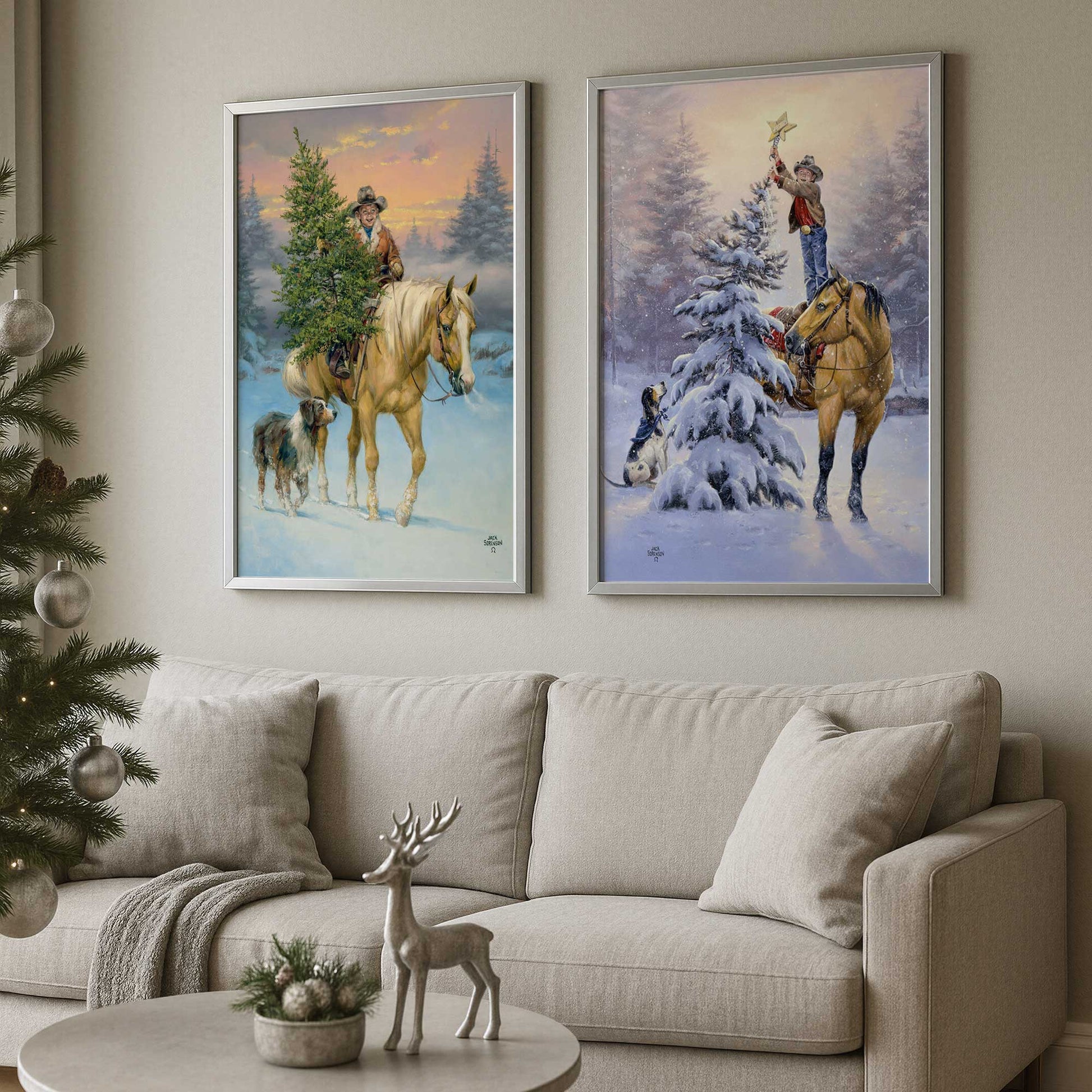 [Color:Satin Black], Picture of art in a Satin Black frame