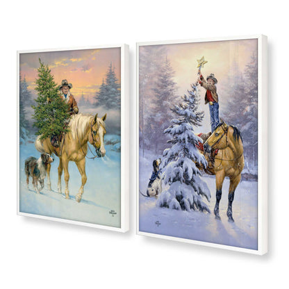 [Color:Opaque White], Picture of art in a Opaque White frame at an angle