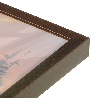 [Color:Belvinder Brown], Picture of art in a Belvinder Brown frame of the corner