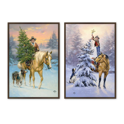 [Color:Belvinder Brown], Picture of art in a Belvinder Brown frame