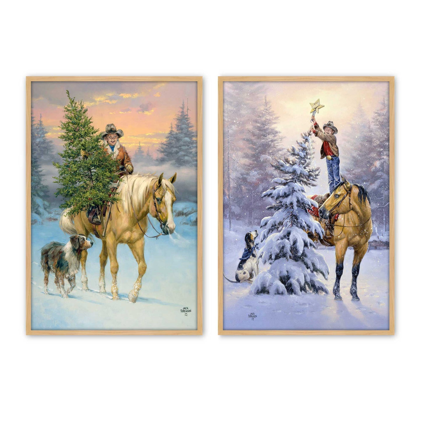 [Color:American Maple], Picture of art in a American Maple frame