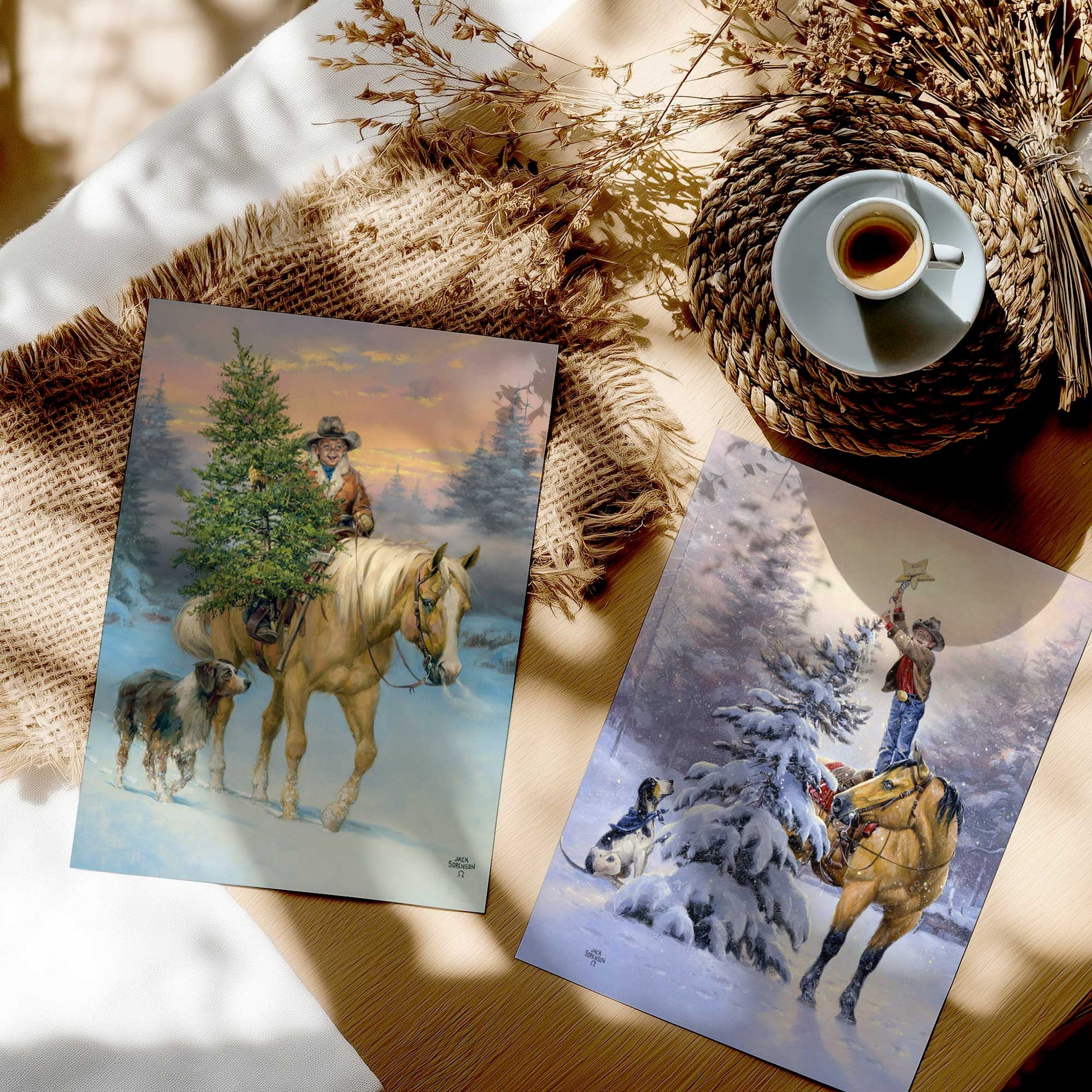 [color:Rolled Print], Picture in a room