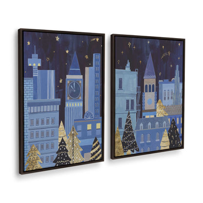 [Color:Espresso], Picture of art in a Espresso frame at an angle