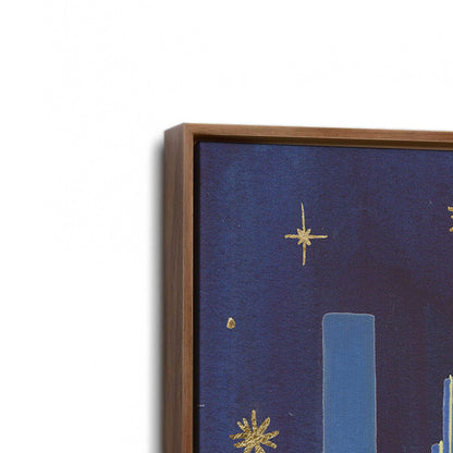 [Color:Walnut], Picture of the corner of the art