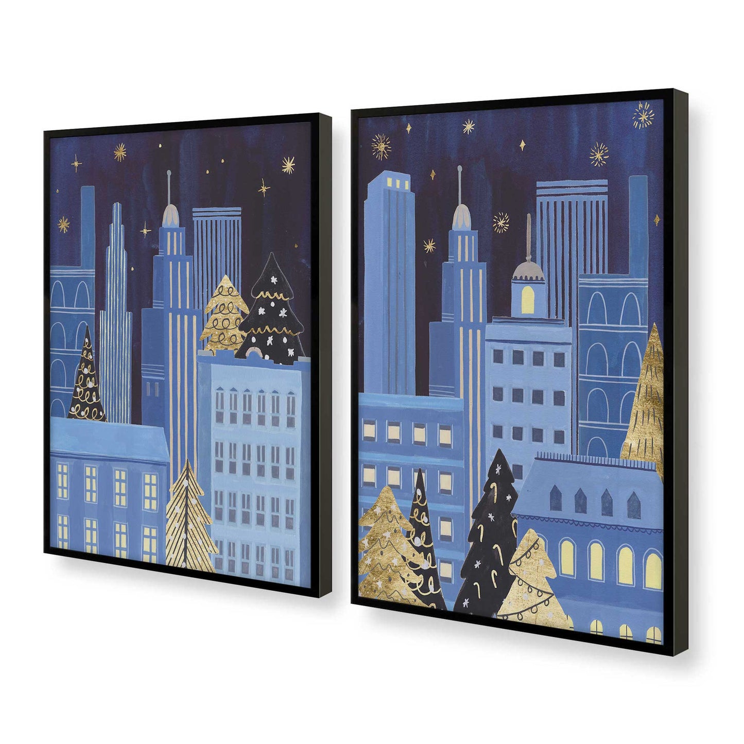 [Color:Satin Black], Picture of art in a Satin Black frame at an angle