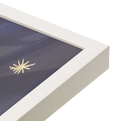 [Color:Opaque White], Picture of art in a Opaque White frame of the corner