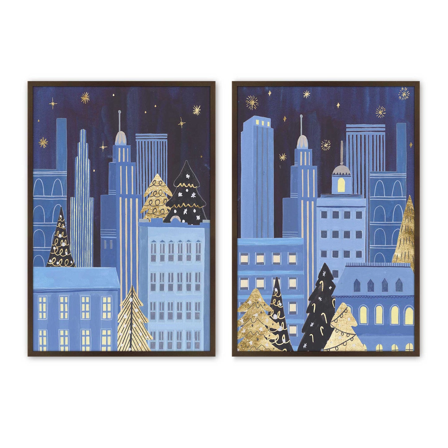 [Color:Belvinder Brown], Picture of art in a Belvinder Brown frame