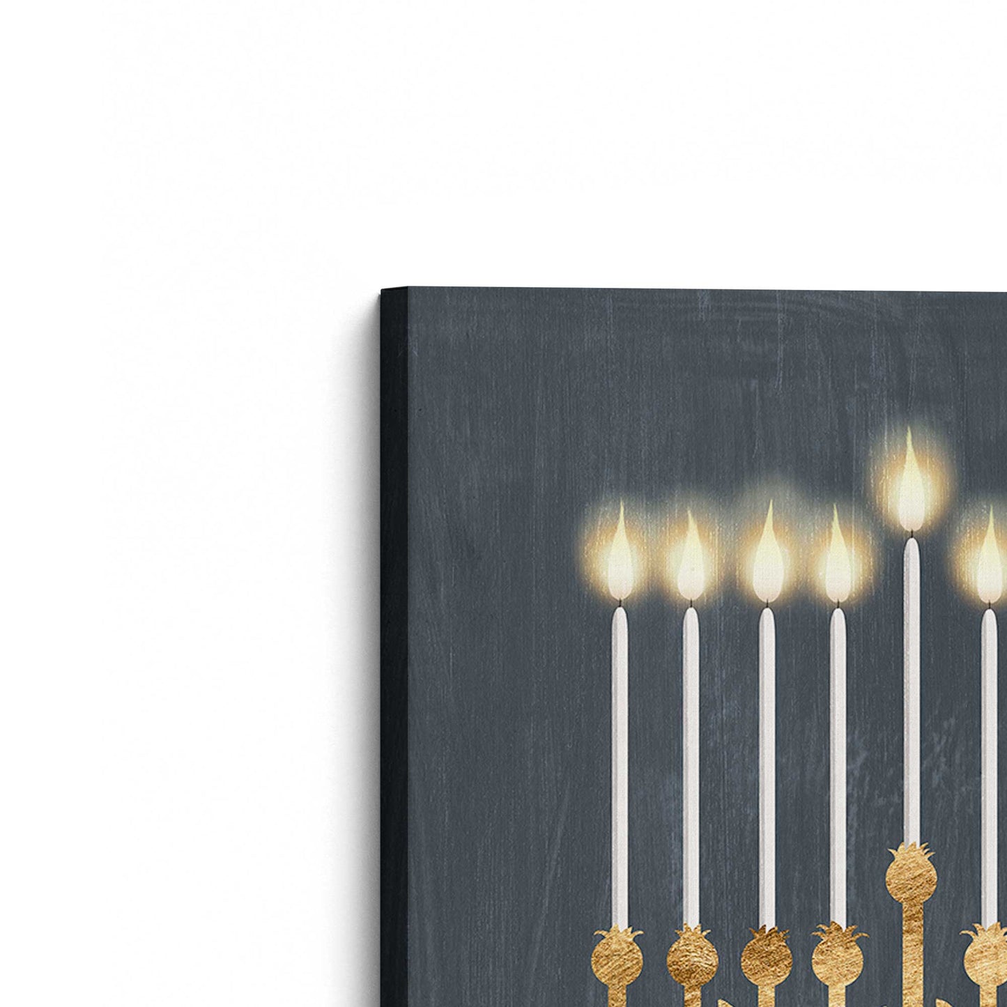 [Color:Stretched Canvas], Picture of the corner of the art