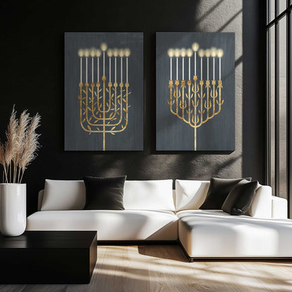 [Color:Satin Black], Picture of art in a Satin Black frame