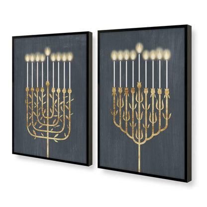 [Color:Satin Black], Picture of art in a Satin Black frame at an angle