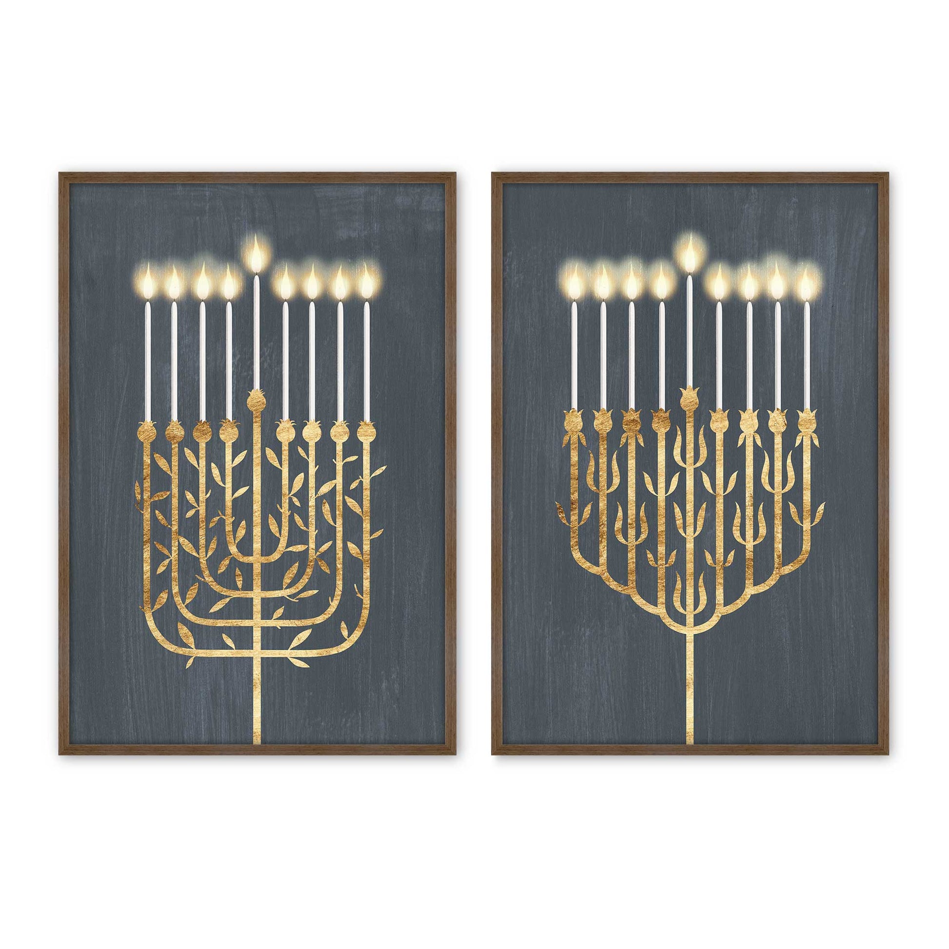 [Color:Walnut], Picture of art in a Walnut frame