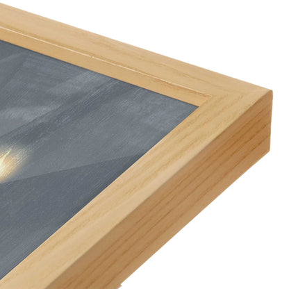 [Color:American Maple], Picture of art in a American Maple frame of the corner