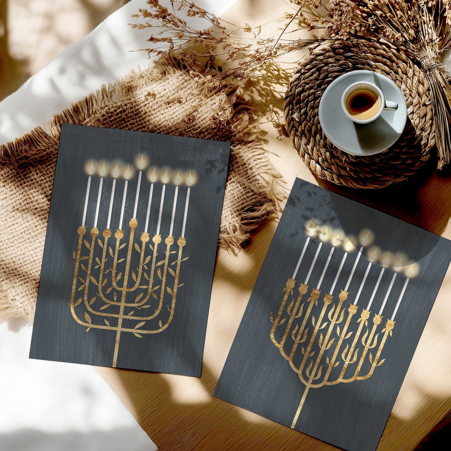 [color:Rolled Print], Picture in a room