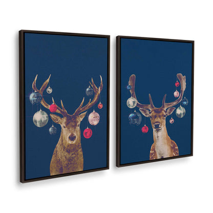 [Color:Espresso], Picture of art in a Espresso frame at an angle