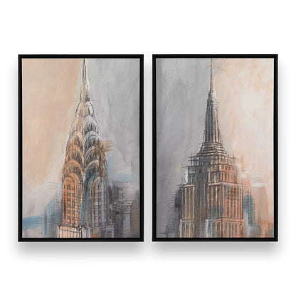 [Color:Satin Black], Picture of art in a Satin Black frame
