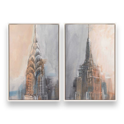 [Color:Opaque White], Picture of art in a White frame