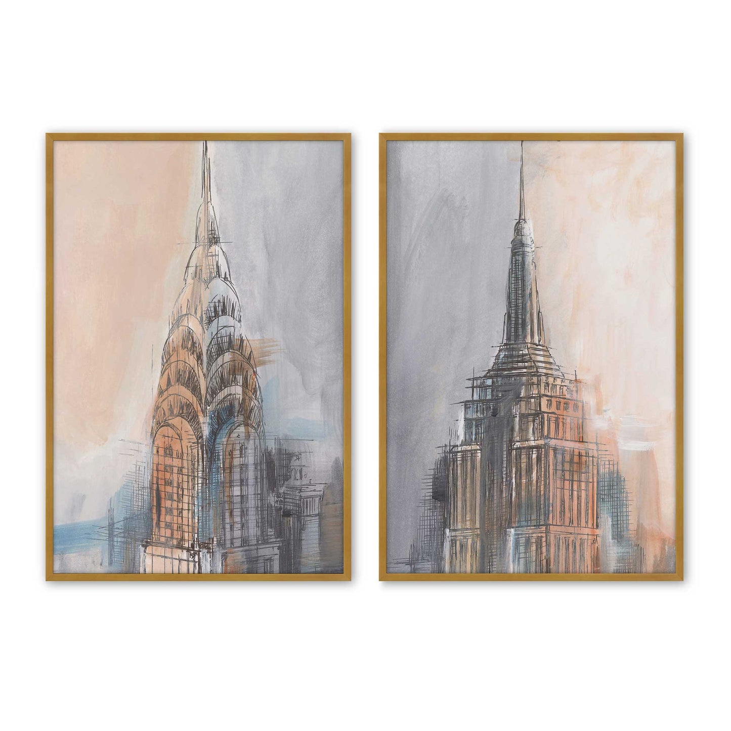 [Color:Polished Gold], Picture of art in a Polished Gold frame