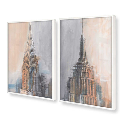 [Color:Opaque White], Picture of art in a Opaque White frame at an angle