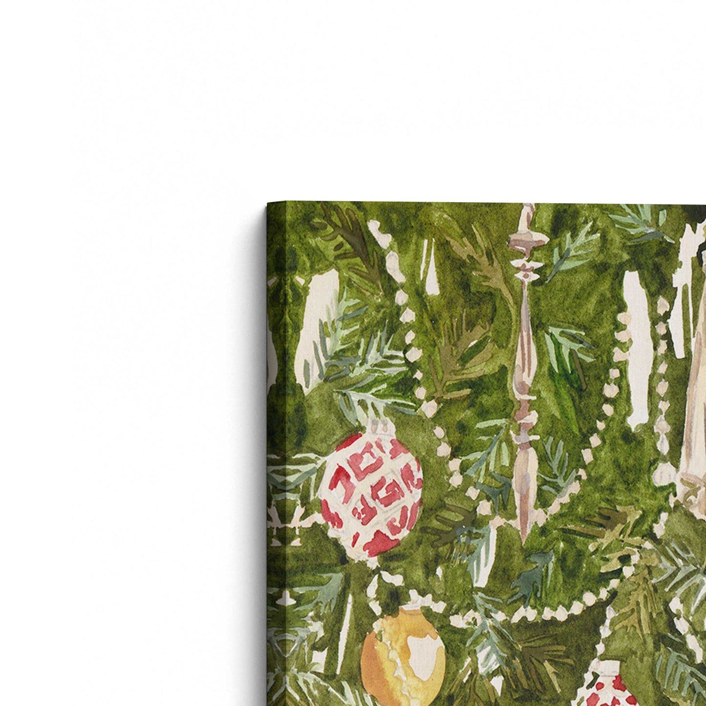 [Color:Stretched Canvas], Picture of the corner of the art