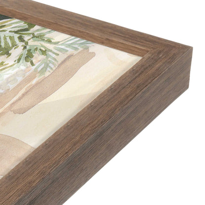 [Color:Walnut], Picture of art in a Walnut frame of the corner