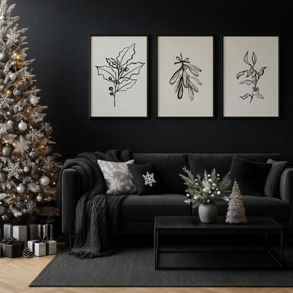 [Color:Satin Black], Picture of art in a Satin Black frame