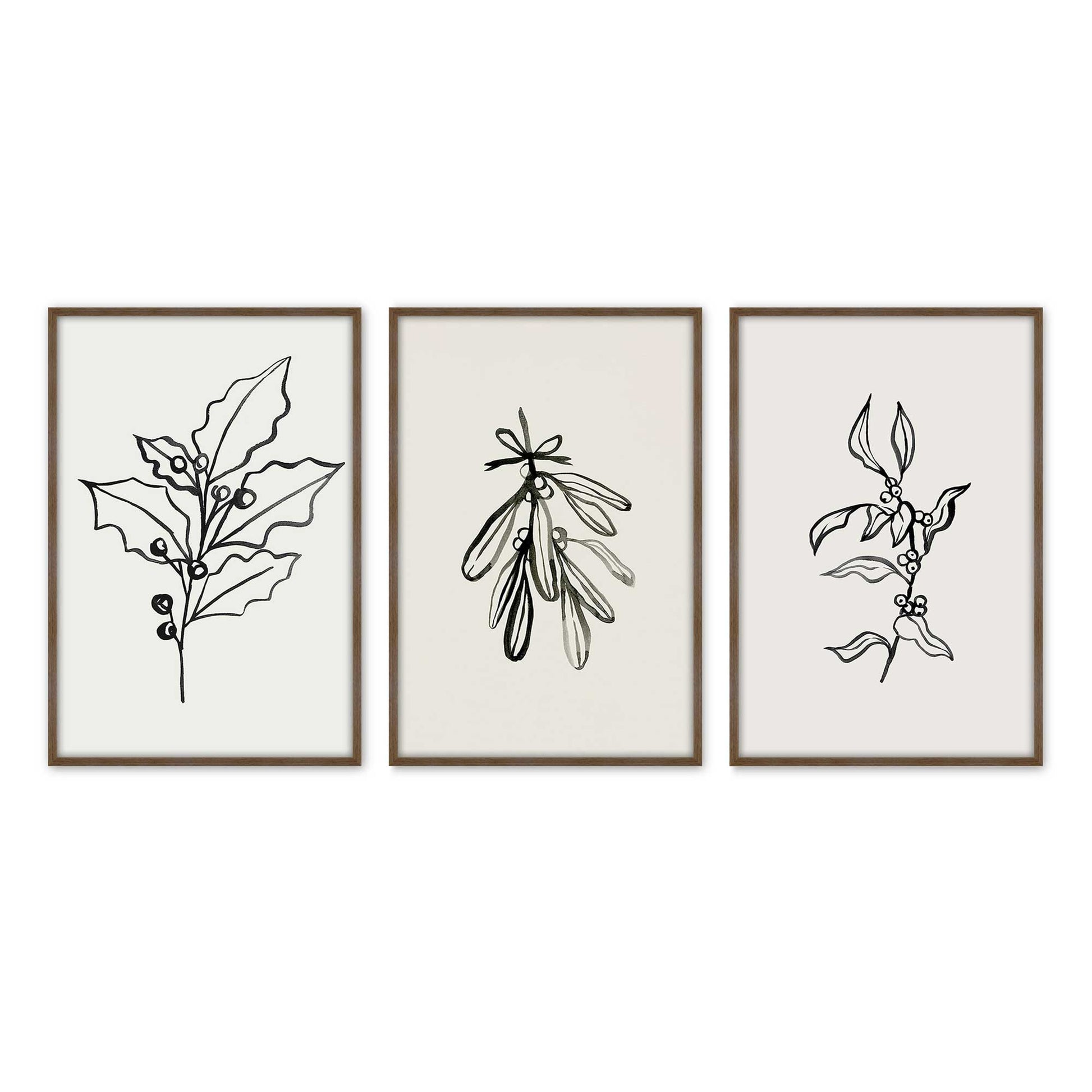 [Color:Walnut], Picture of art in a Walnut frame