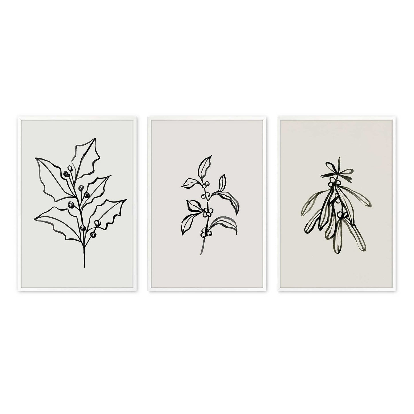 [Color:Opaque White], Picture of art in an Opaque White frame