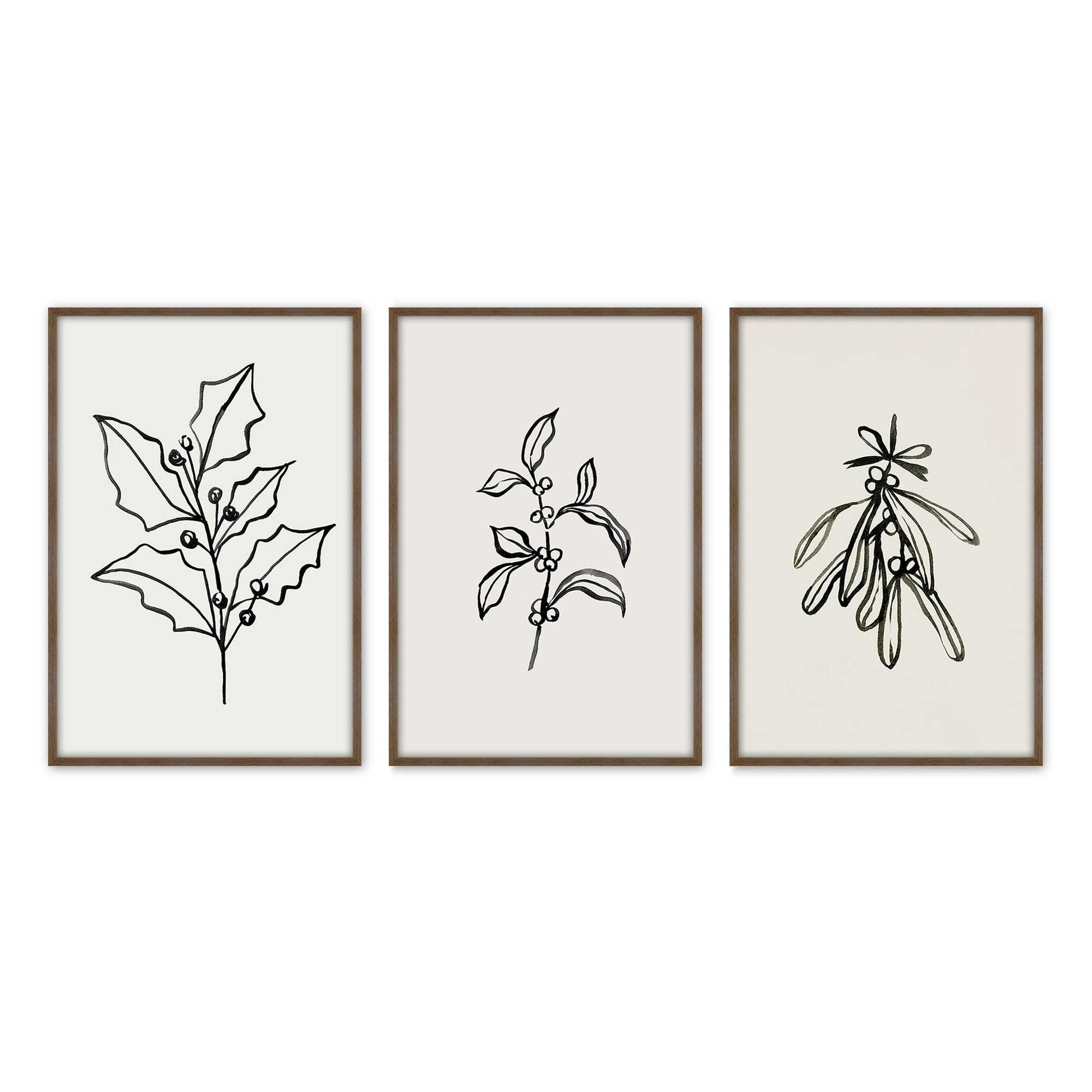 [Color:Walnut], Picture of art in a Walnut frame