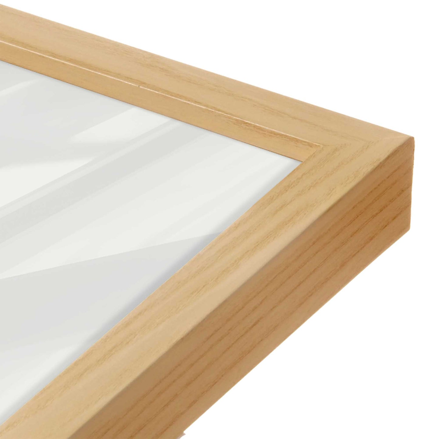 [Color:American Maple], Picture of art in an American Maple frame of the corner