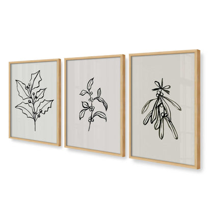 [Color:American Maple], Picture of art in an American Maple frame at an angle