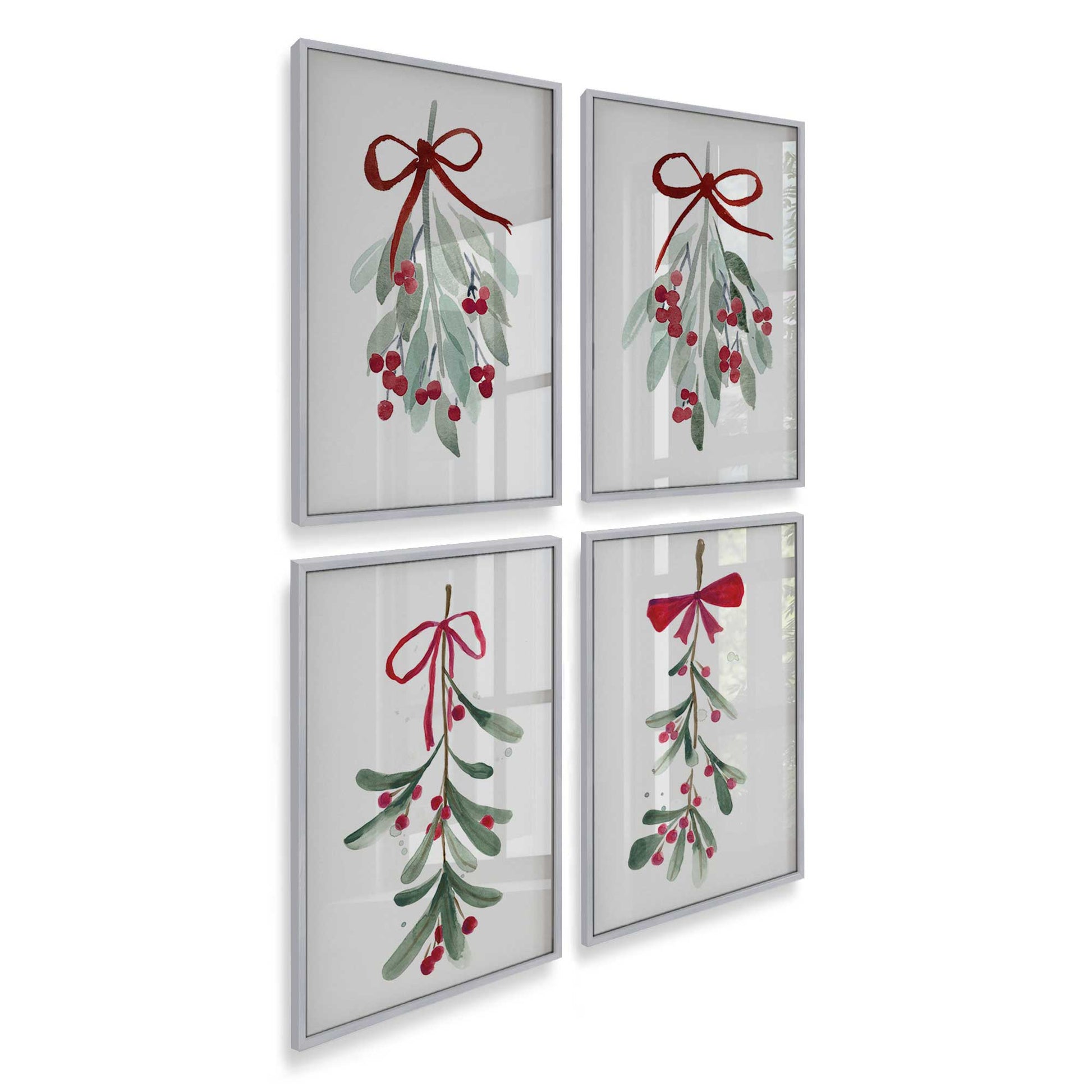 [Color:Polished Chrome], Picture of art in a Polished Chrome frame of the corner