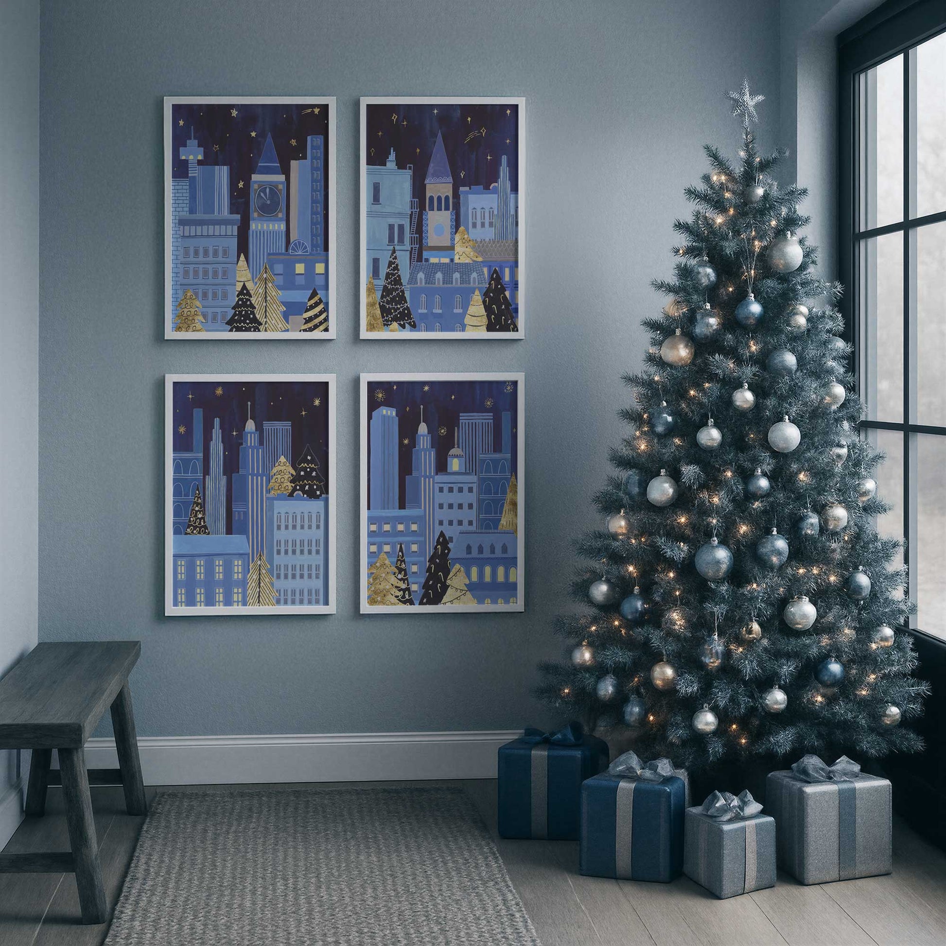 [Color:Belvinder Brown], Picture of art in a Belvinder Brown frame