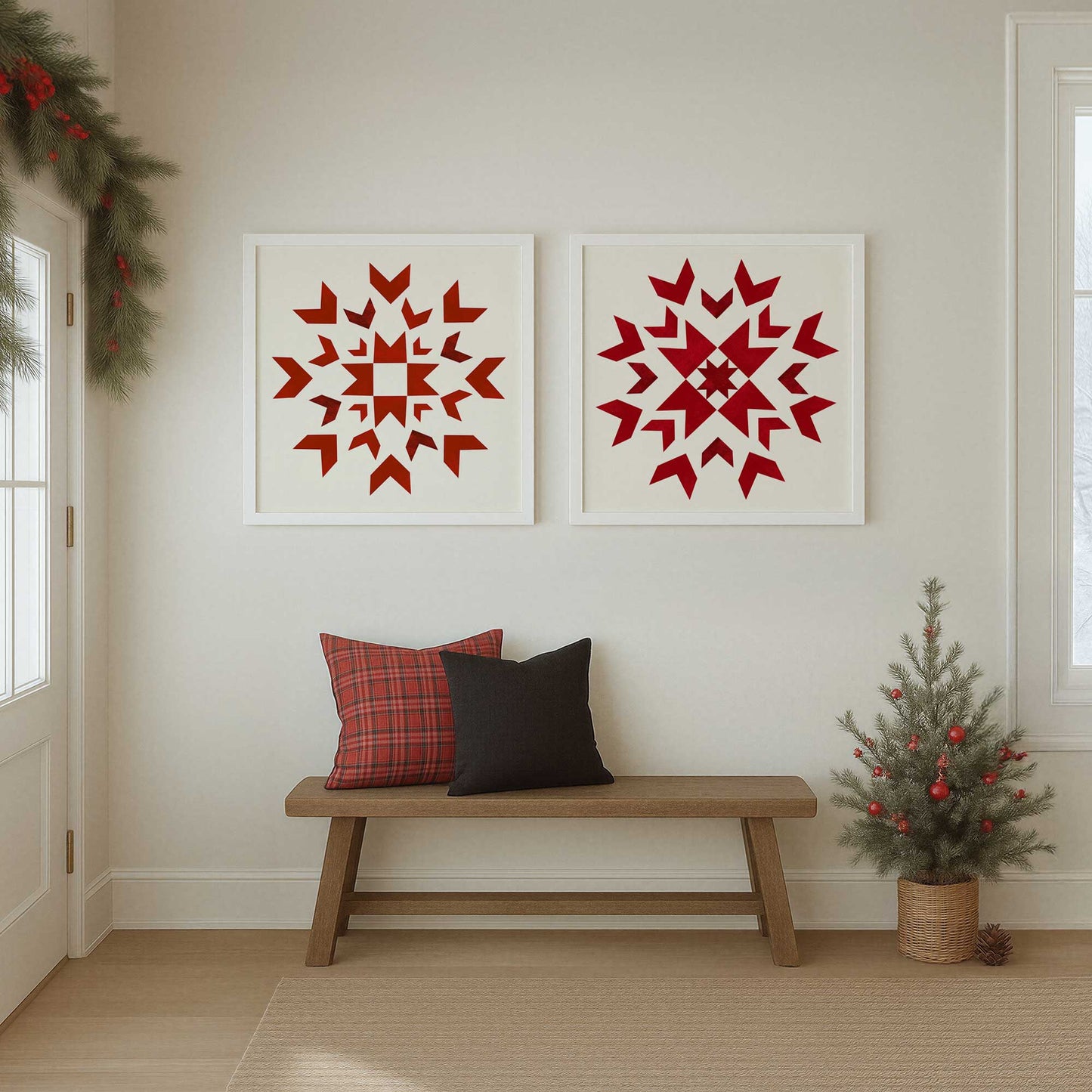 [Color:American Maple], Picture of art in an American Maple frame