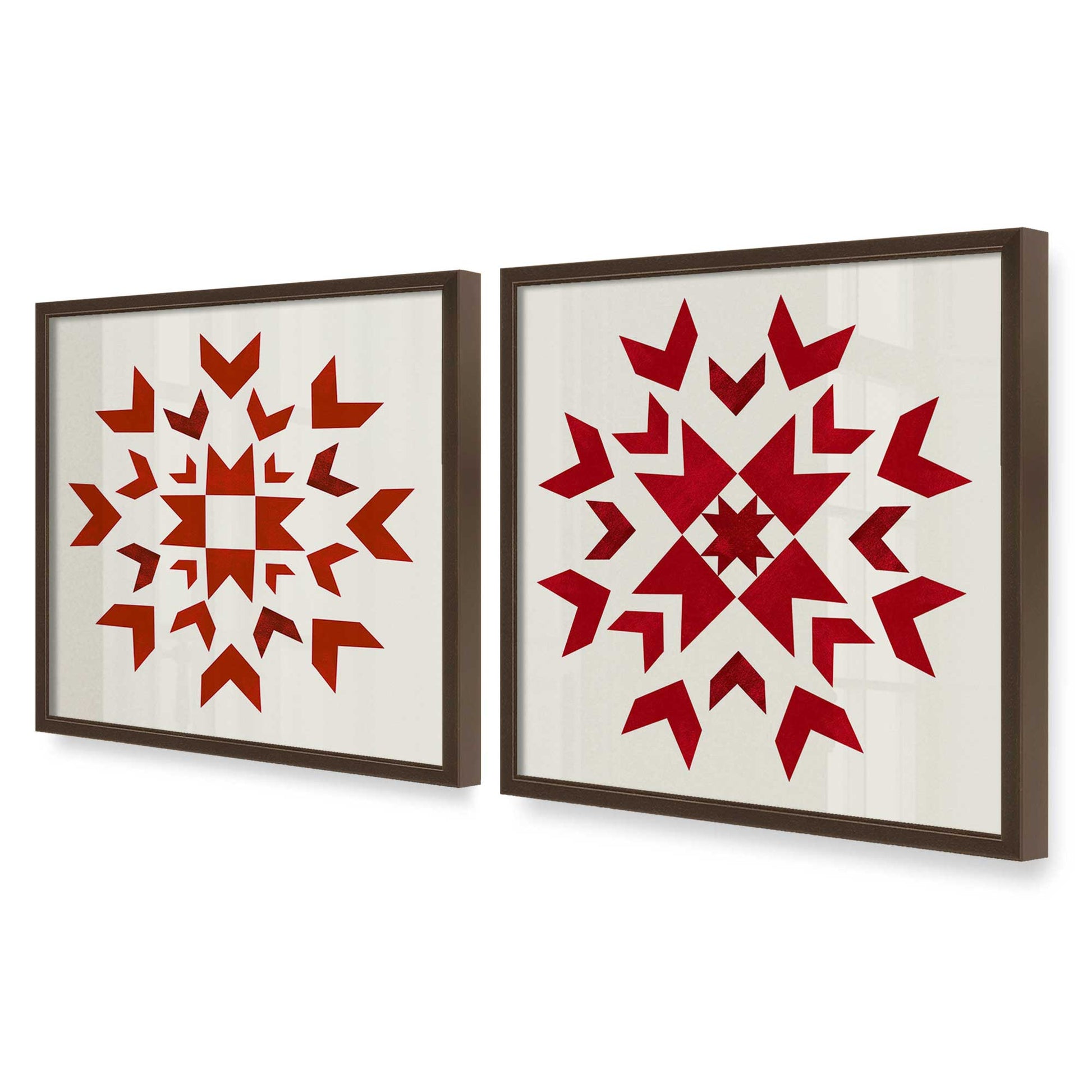 [Color:Belvinder Brown], Picture of art in a Belvinder Brown frame at an angle