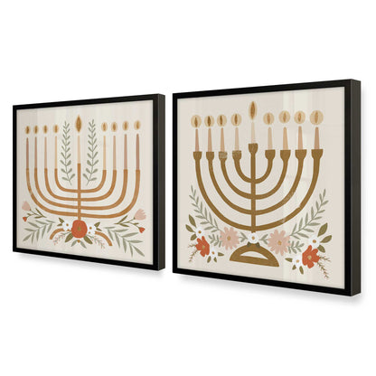 [Color:Satin Black], Picture of art in a Satin Black frame at an angle