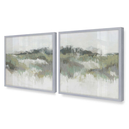 [Color:Polished Chrome], Picture of art in a Polished Chrome frame of the corner