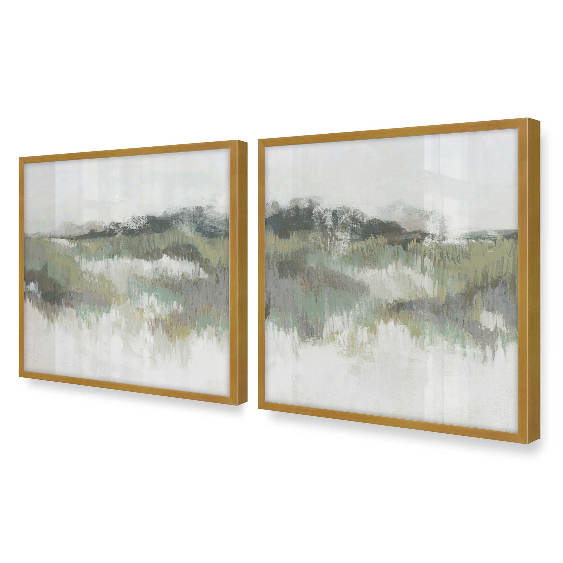 [Color:Polished Gold], Picture of art in a Polished Gold frame of the corner