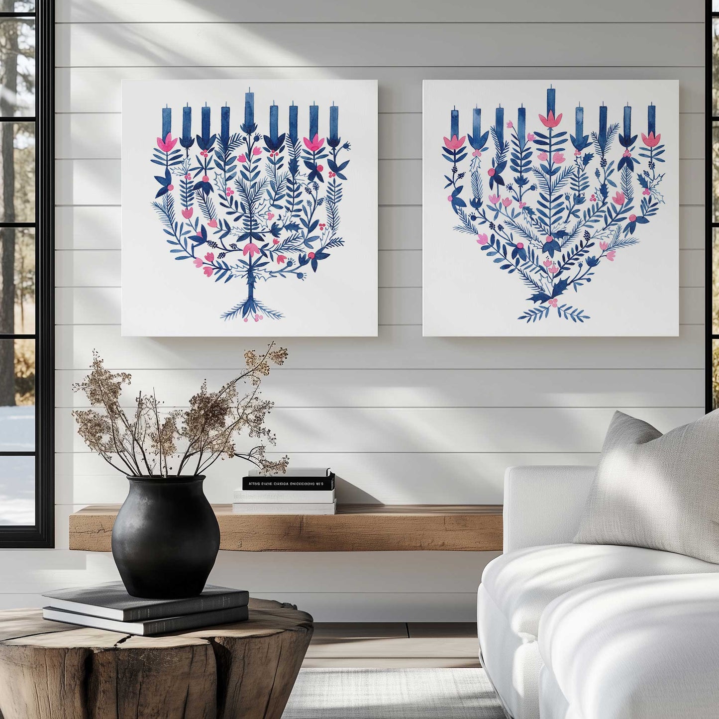 [Color:Walnut], Picture of art in a Walnut frame