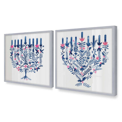 [Color:Polished Chrome], Picture of art in a Polished Chrome frame of the corner