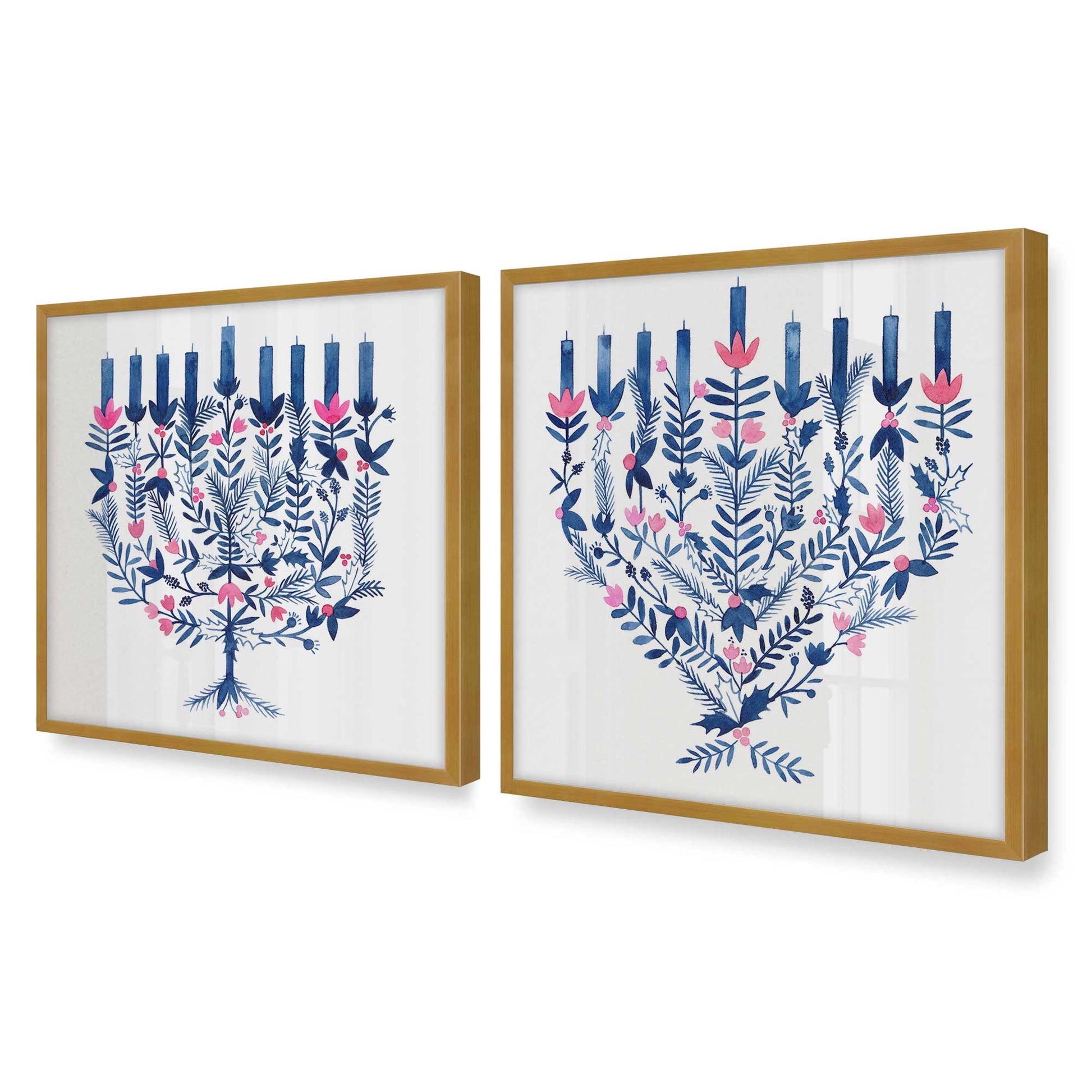 [Color:Polished Gold], Picture of art in a Polished Gold frame of the corner