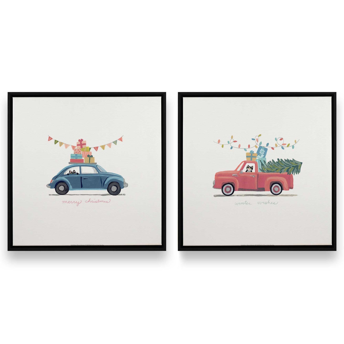 [Color:Satin Black], Picture of art in a Satin Black frame