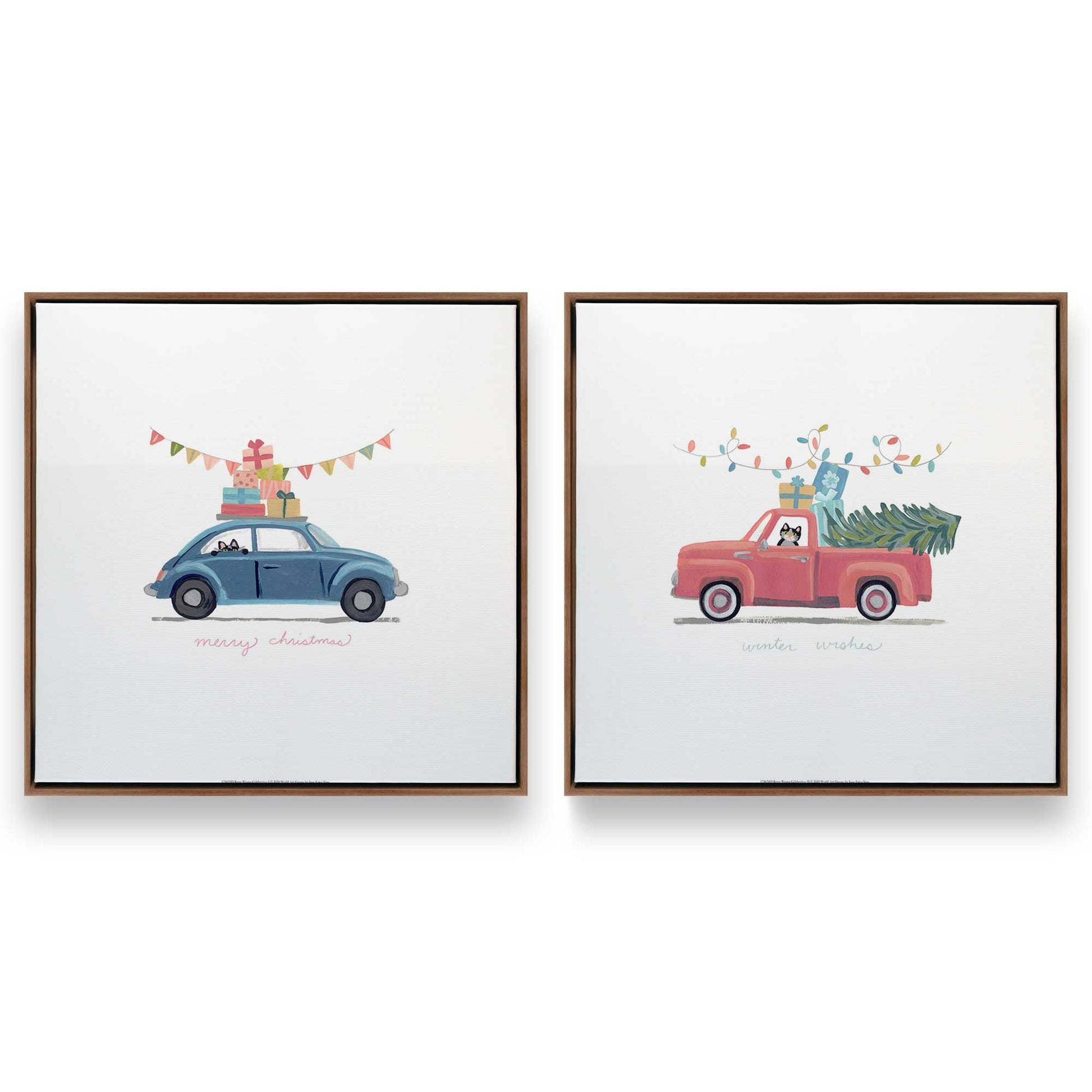 [Color:Walnut], Picture of art in a Walnut frame