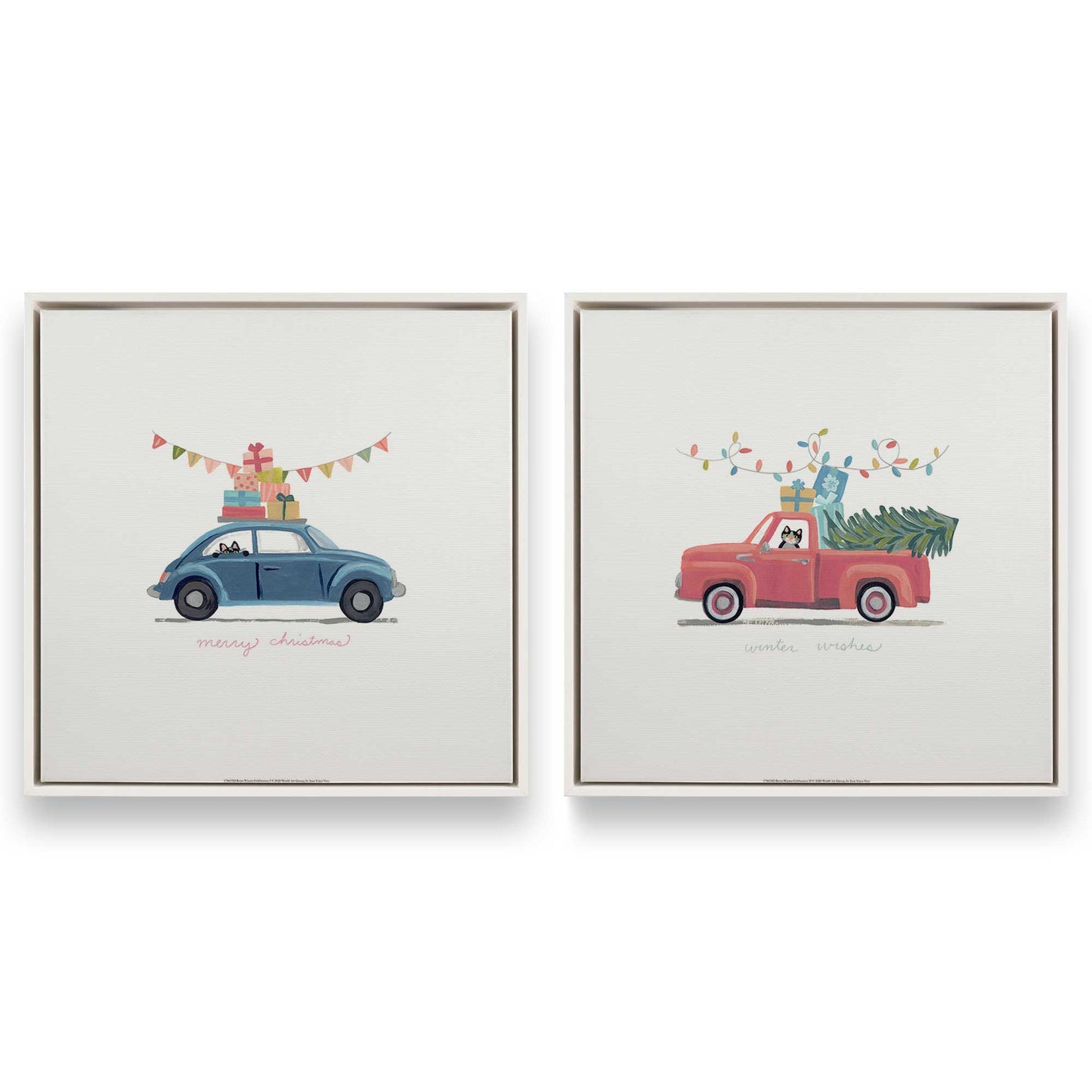 [Color:Opaque White], Picture of art in a White frame