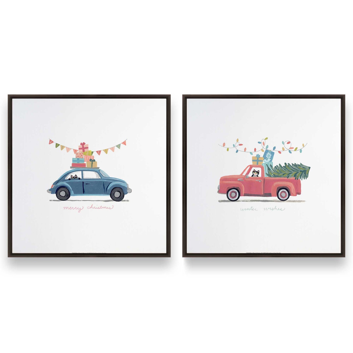 [Color:Espresso], Picture of art in an Espresso frame