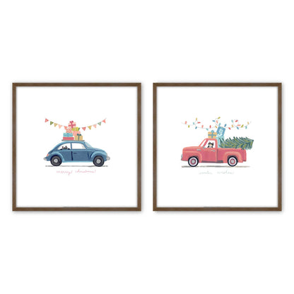 [Color:Walnut], Picture of art in a Walnut frame