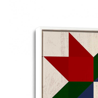 [Color:Opaque White], Picture of art in a White frame at an angle