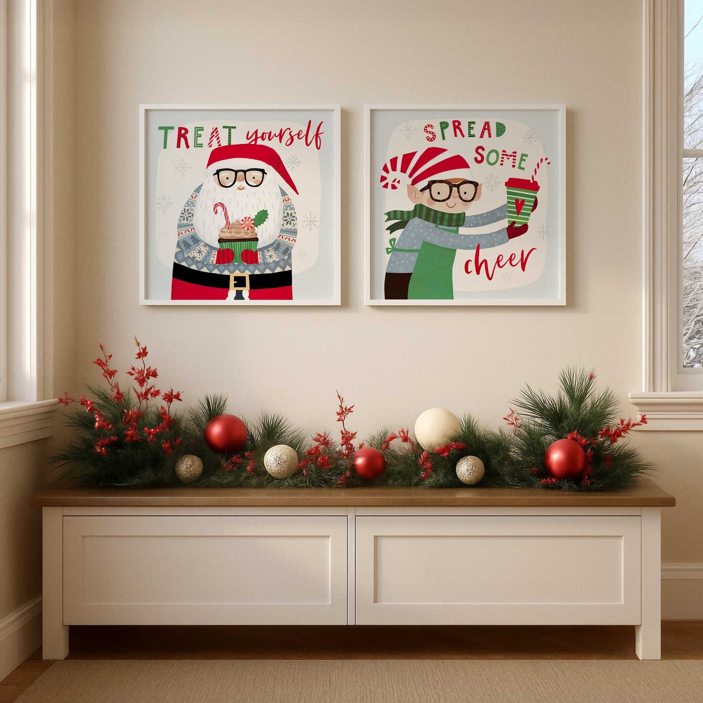 [Color:Opaque White], Picture of art in an Opaque White frame