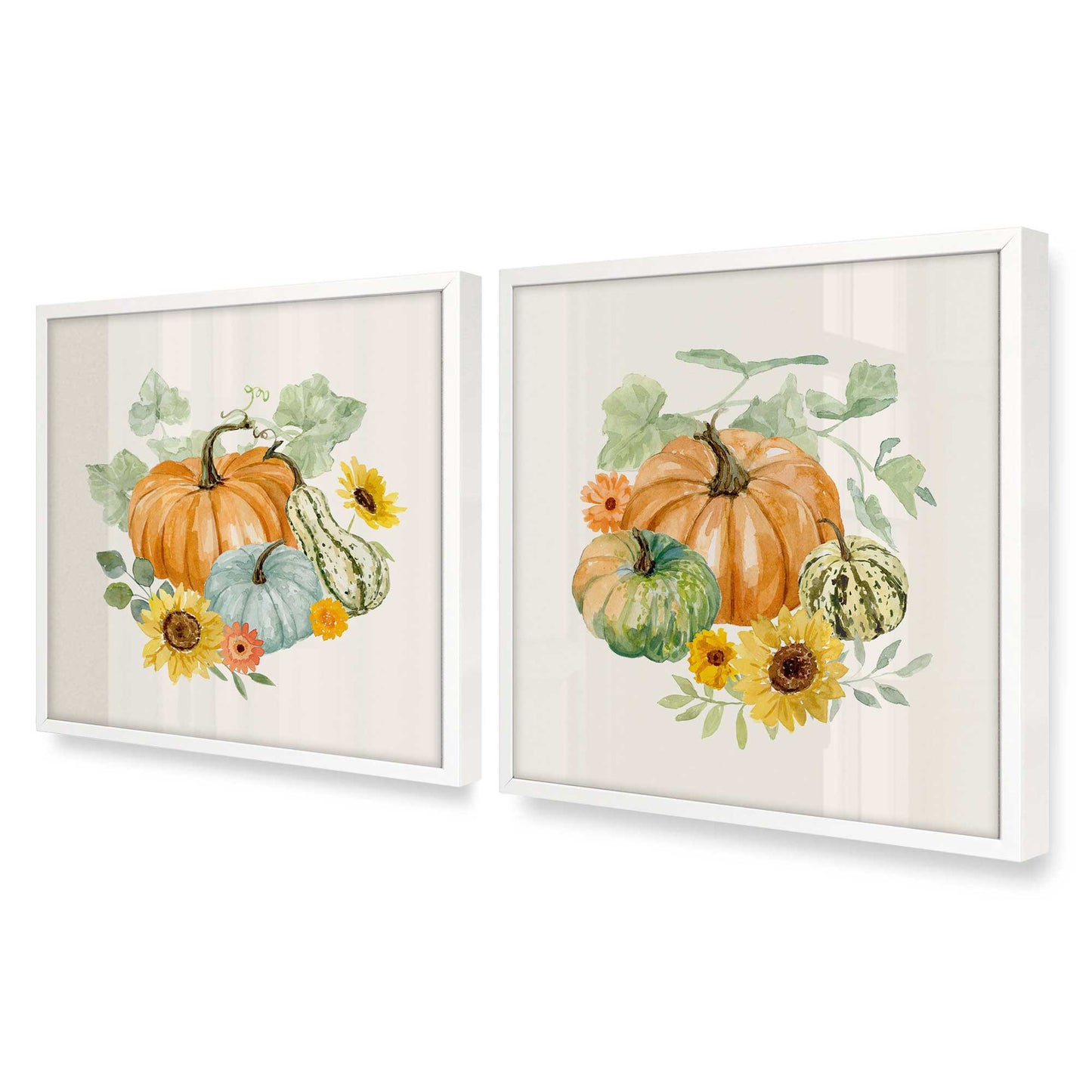 [Color:Opaque White], Picture of art in an Opaque White frame at an angle